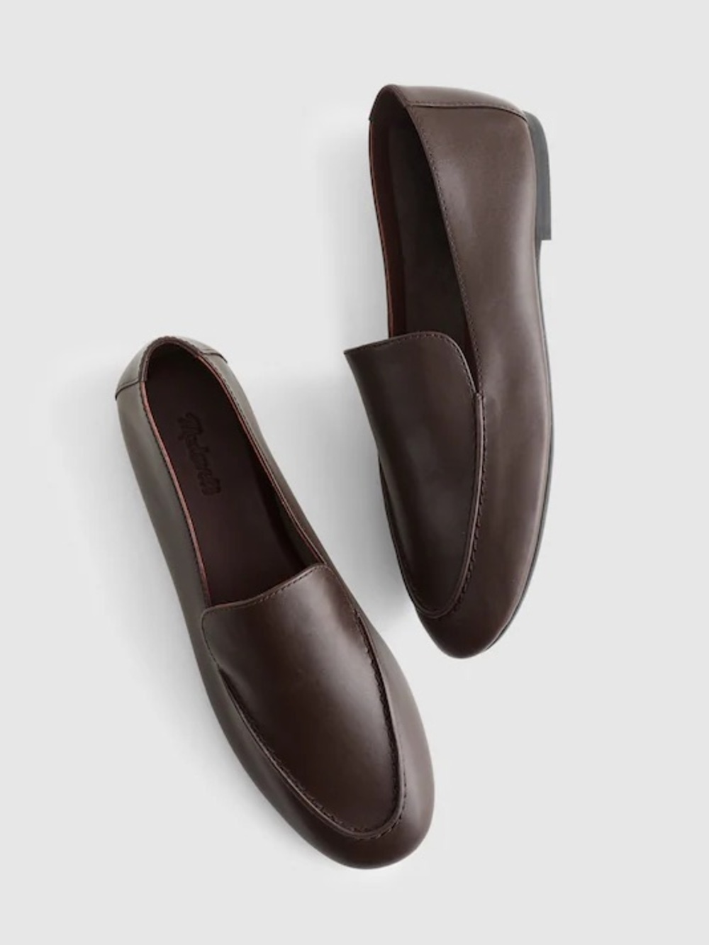 Madewell The Dolli Glove Loafer - Dark Carob Brown Leather Women’s Loafers